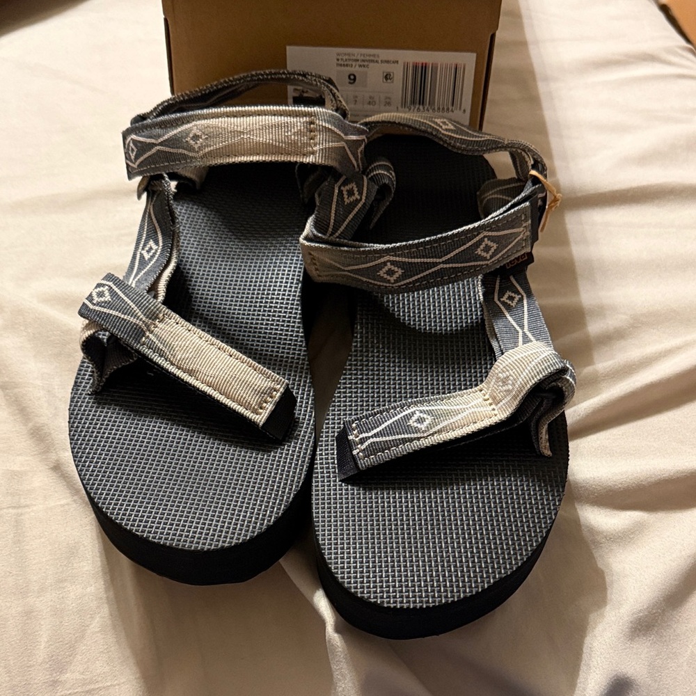 Teva Black and Gray Sandals